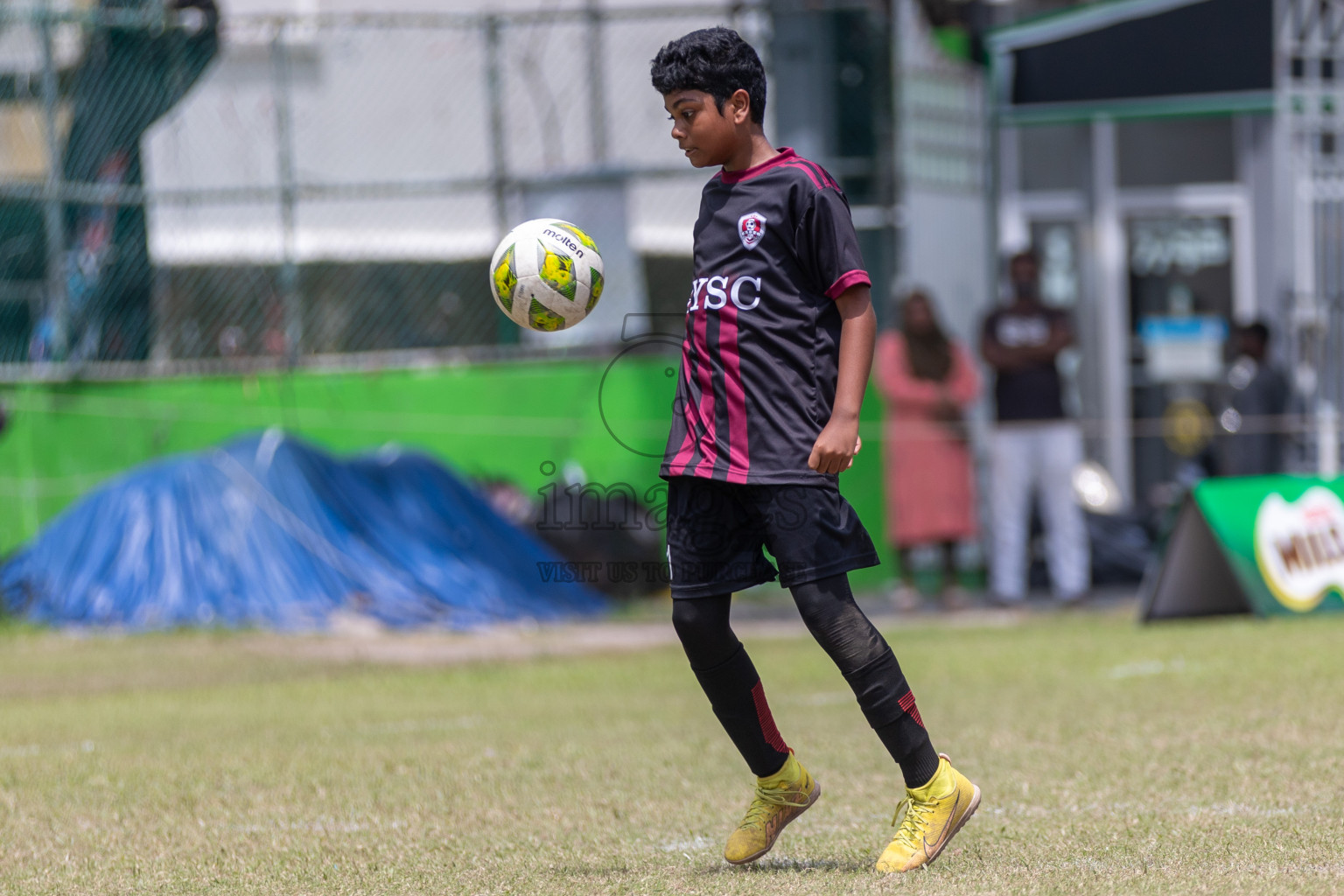 Day 3 of MILO Academy Championship 2024 - U12 was held at Henveiru Grounds in Male', Maldives on Thursday, 7th July 2024. Photos: Shuu Abdul Sattar / images.mv