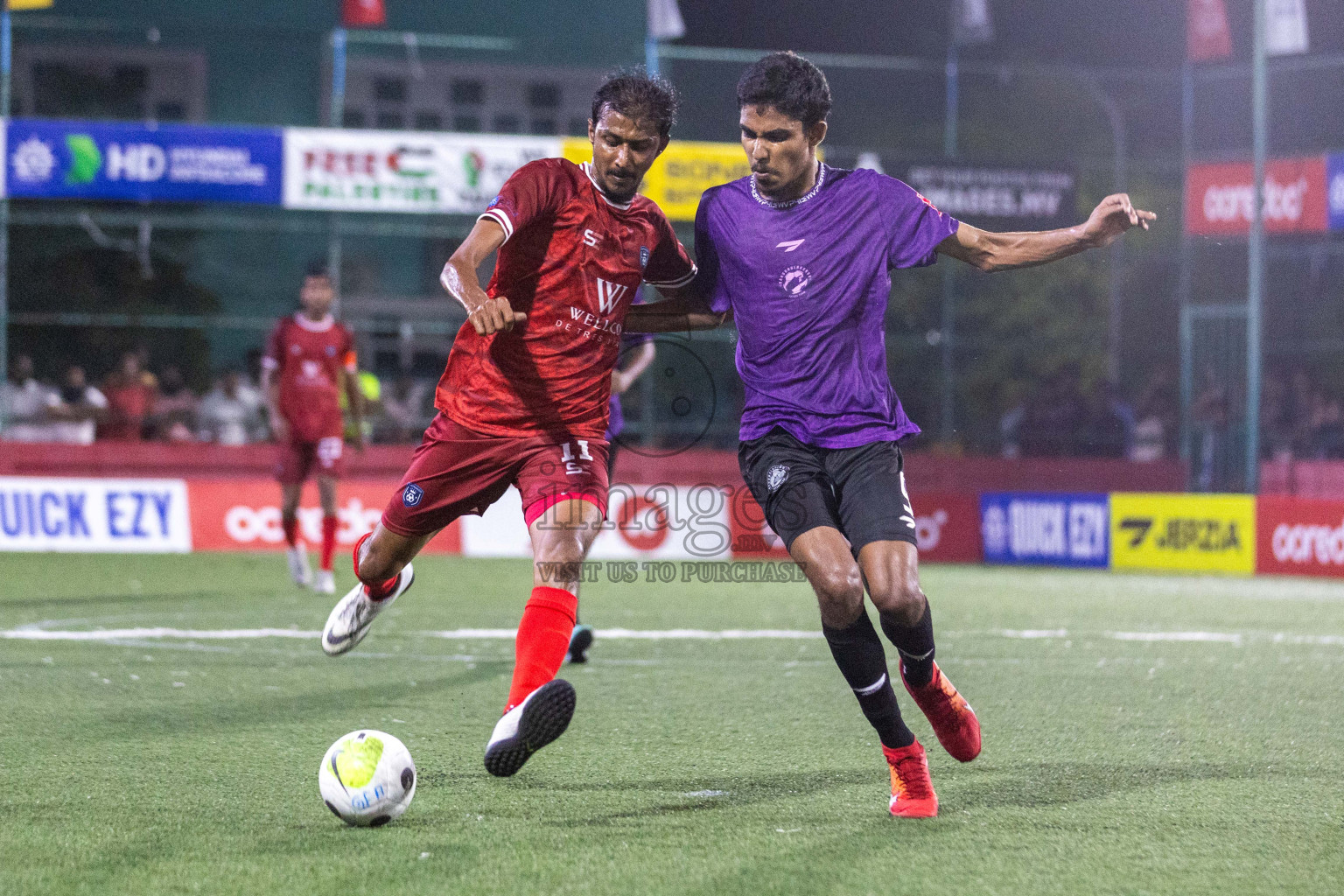 GA Dhevvadhoo vs GA Kanduhulhudhoo in Day 10 of Golden Futsal Challenge 2024 was held on Tuesday, 23rd January 2024, in Hulhumale', Maldives Photos: Nausham Waheed / images.mv