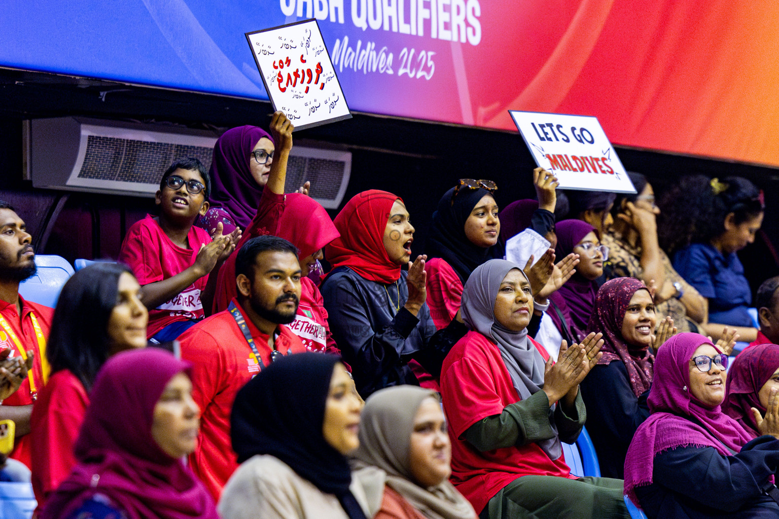Maldives vs Bangladesh in Day 1 of Under 16 Woman's Asian Cup SABA Qualifiers 2025 was held in Social Center, Male', Maldives on 12th June 2025. Photos: Nausham Waheed / images.mv