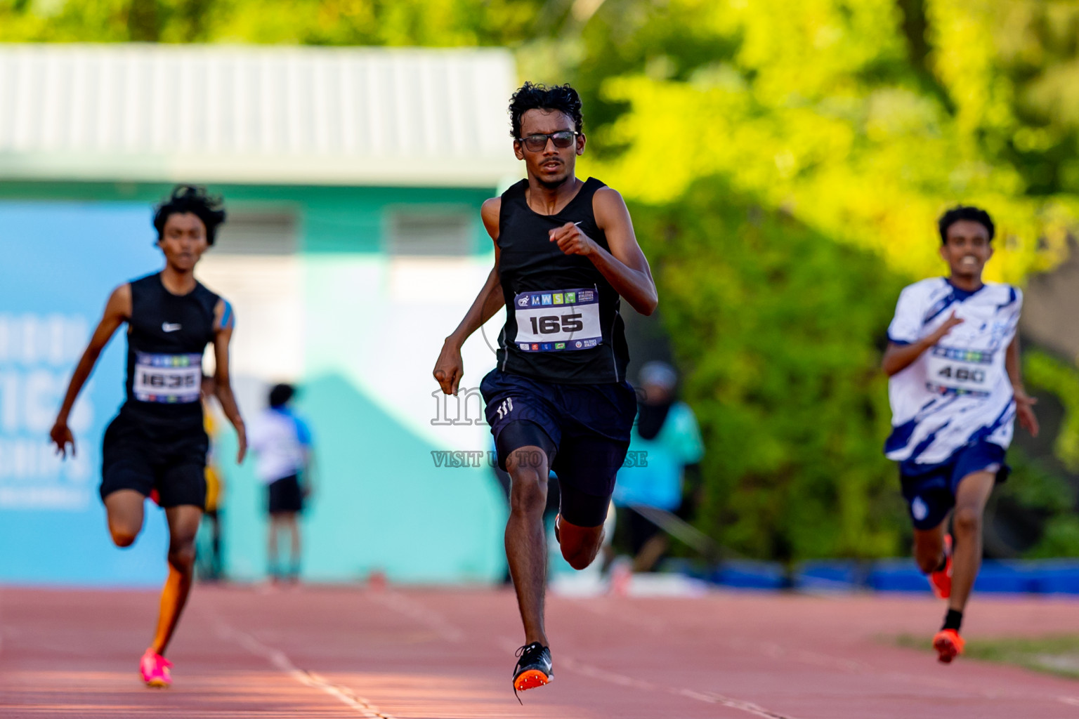 Day 4 of MWSC Interschool Athletics Championships 2024 held in Hulhumale Running Track, Hulhumale, Maldives on Tuesday, 12th November 2024. Photos by: Nausham Waheed / Images.mv