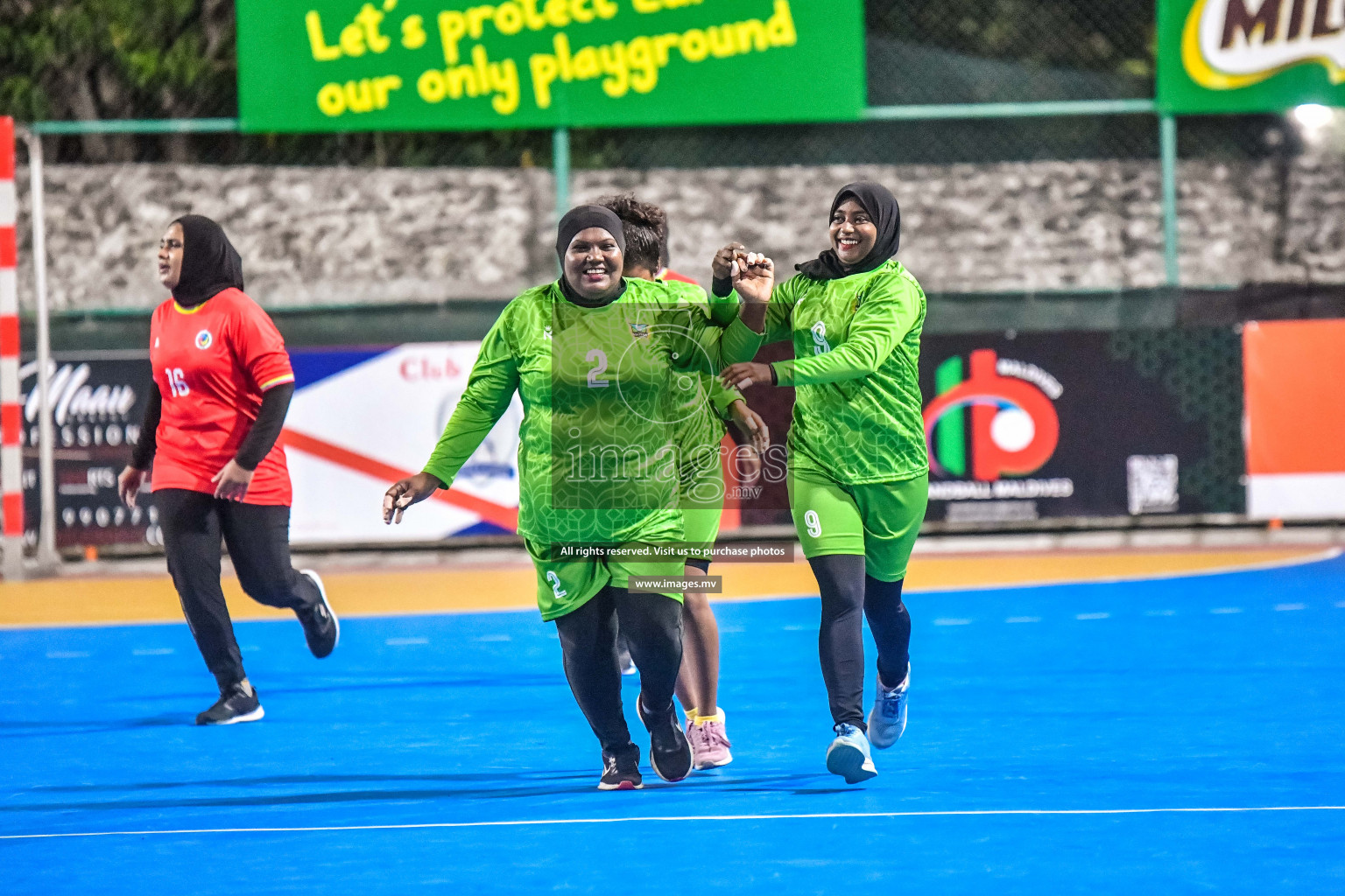 Day 13 of Milo 6th Inter Office Handball Tournament 2022 - Photos by  Nausham Waheed