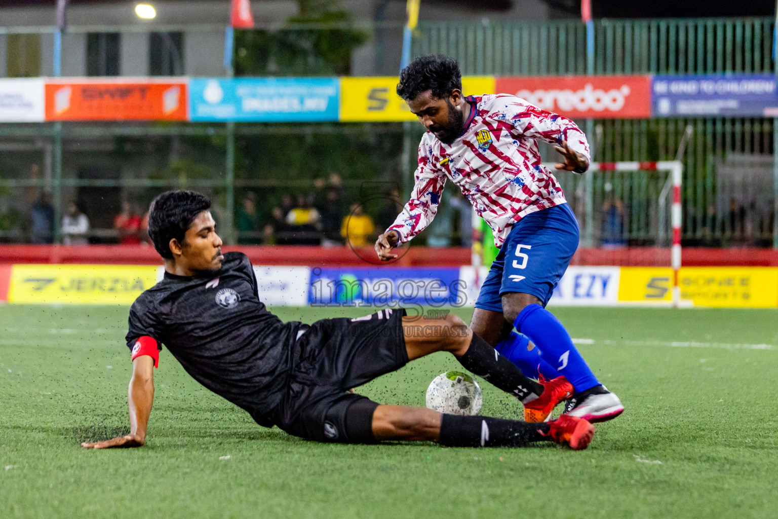 GA Nilandhoo vs GA Kanduhulhudhoo in Day 24 of Golden Futsal Challenge 2024 was held on Wednesday  , 7th February 2024 in Hulhumale', Maldives Photos: Nausham Waheed / images.mv