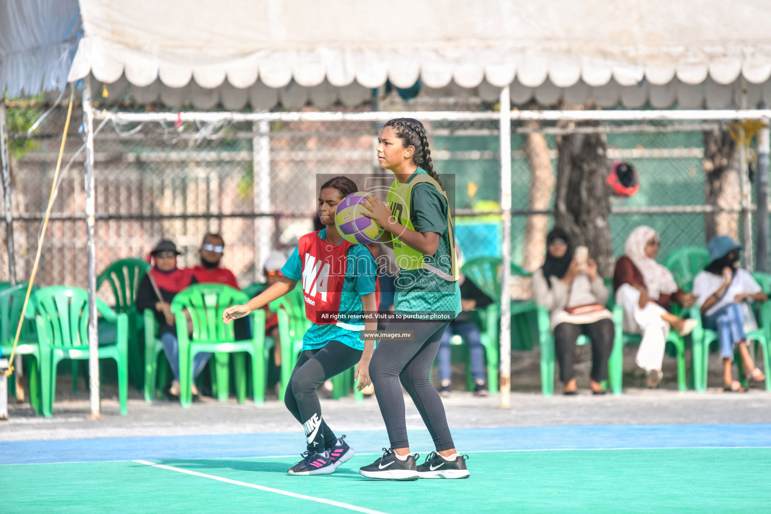 Day 11 of Junior Netball Championship 2022 held in Male', Maldives. Photos by Nausham Waheed