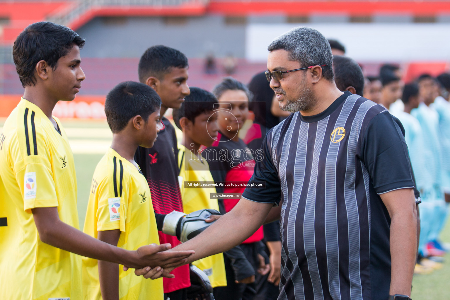 Thaajuddin School vs Rehendhi School in MAMEN Inter School Football Tournament 2019 (U13) in Male, Maldives on 27th March 2019, Photos: Suadh Abdul Sattar / images.mv