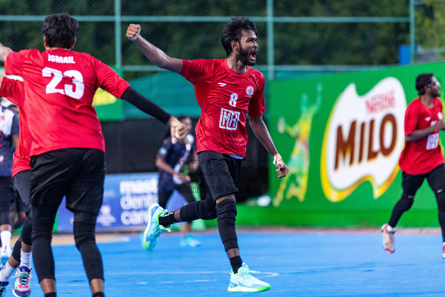 Day 8 of 10th National Handball Tournament 2023, held in Handball ground, Male', Maldives on Tuesday, 5th December 2023 Photos: Nausham Waheed/ Images.mv