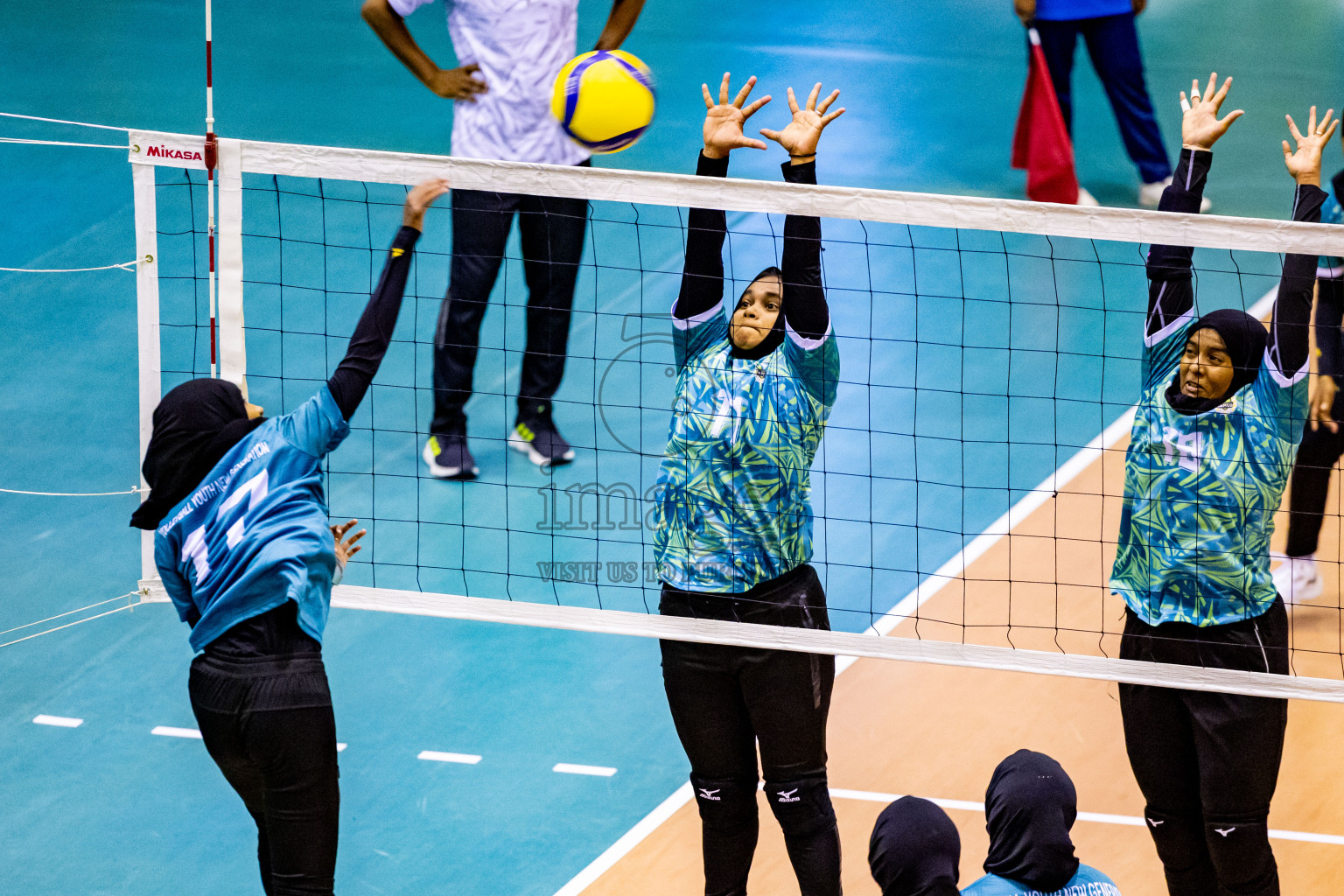 Semi Final of Women's Division of Milo VAM Cup 2024 held in Male', Maldives on Friday, 12th July 2024 at Social Center Indoor Hall Photos By: Nausham Waheed / images.mv