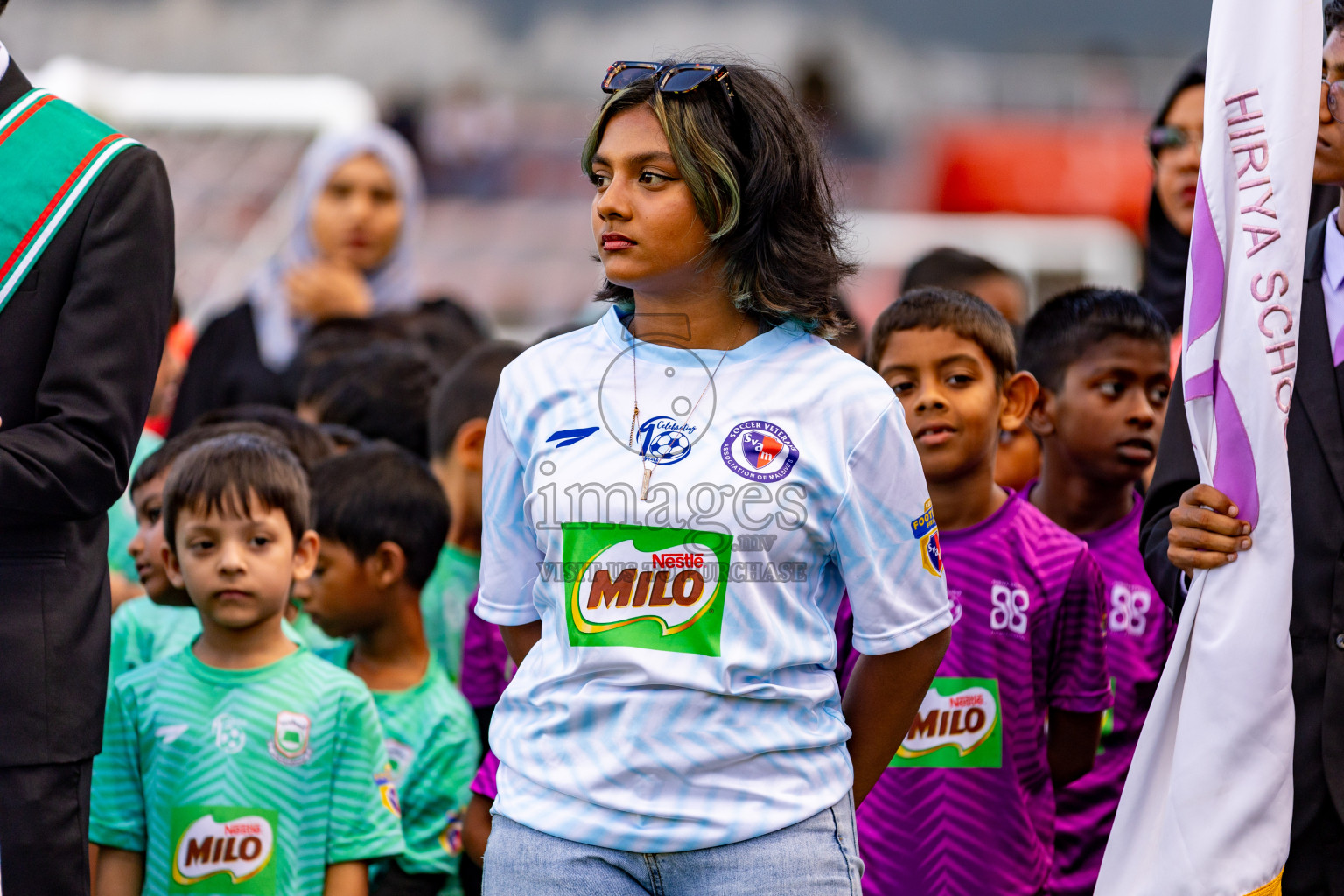 Day 2 of MILO Kids Football Fiesta was held at National Stadium in Male', Maldives on Saturday, 24th February 2024.