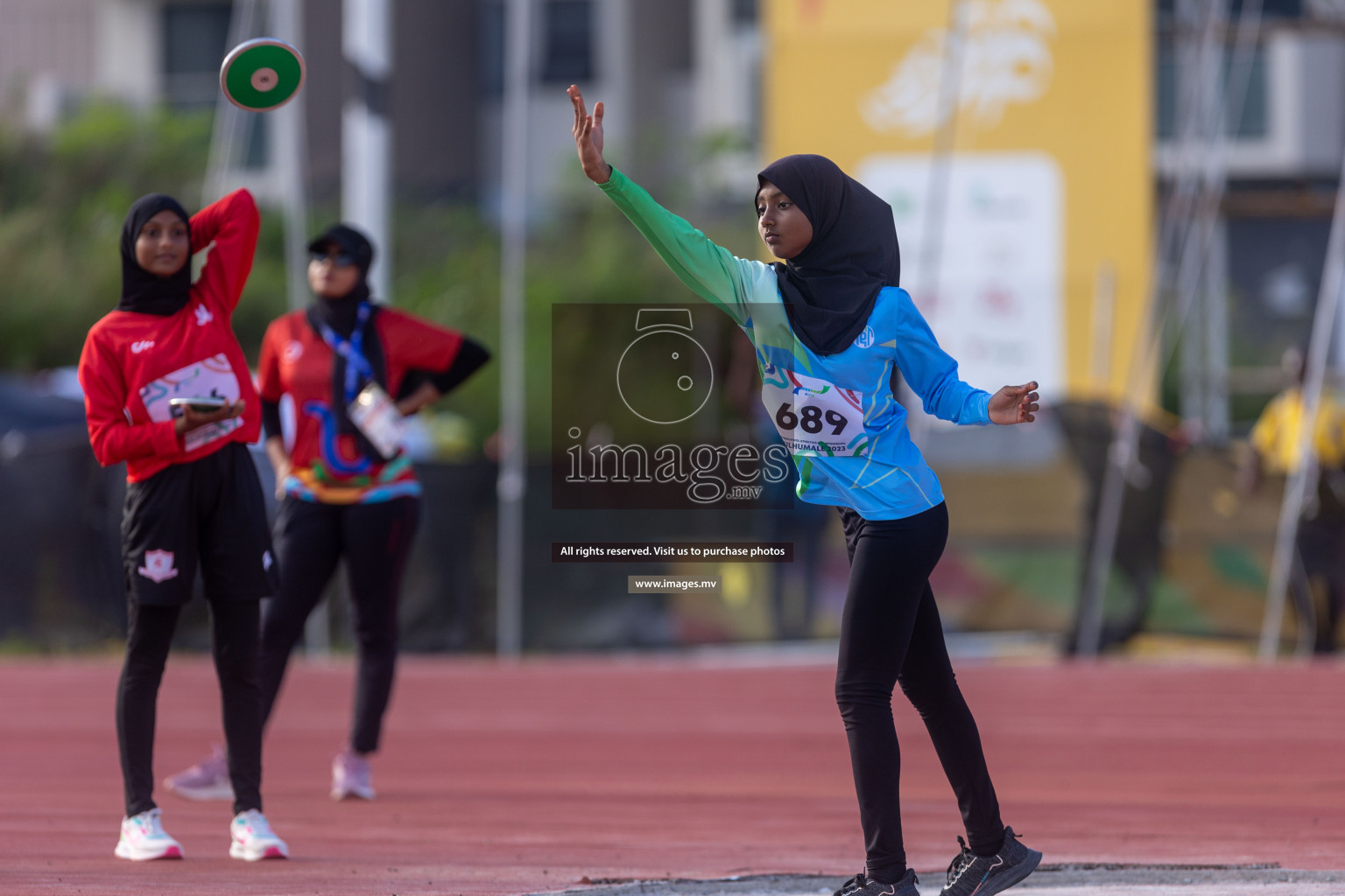 Day two of Inter School Athletics Championship 2023 was held at Hulhumale' Running Track at Hulhumale', Maldives on Sunday, 15th May 2023. Photos: Shuu/ Images.mv