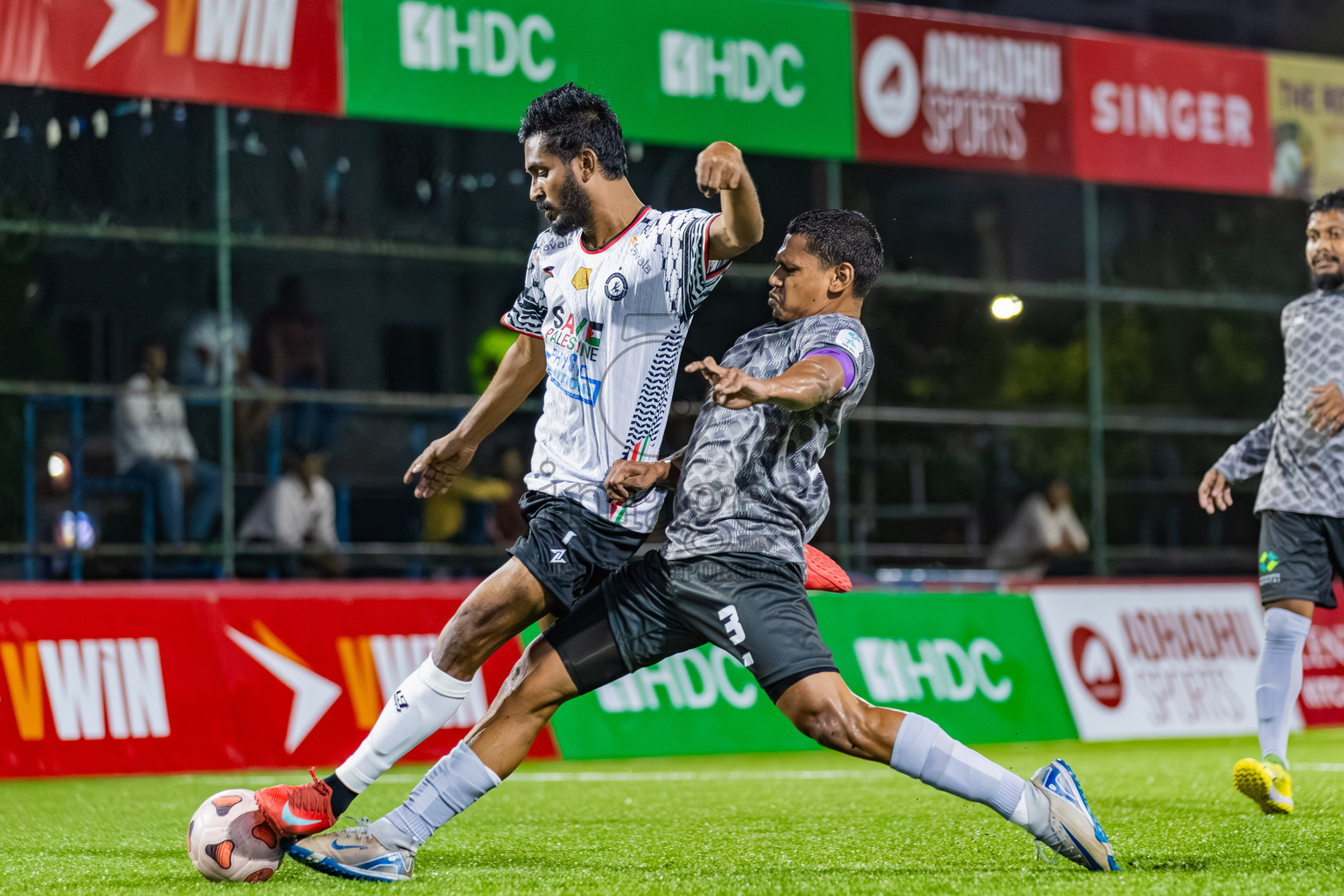 KVC vs Team Dharumavantha in Club Maldives Cup Classic 2025 held in Rehendi Futsal Ground, Hulhumale', Maldives on Monday, 15th September 2025. Photos: Areef / images.mv