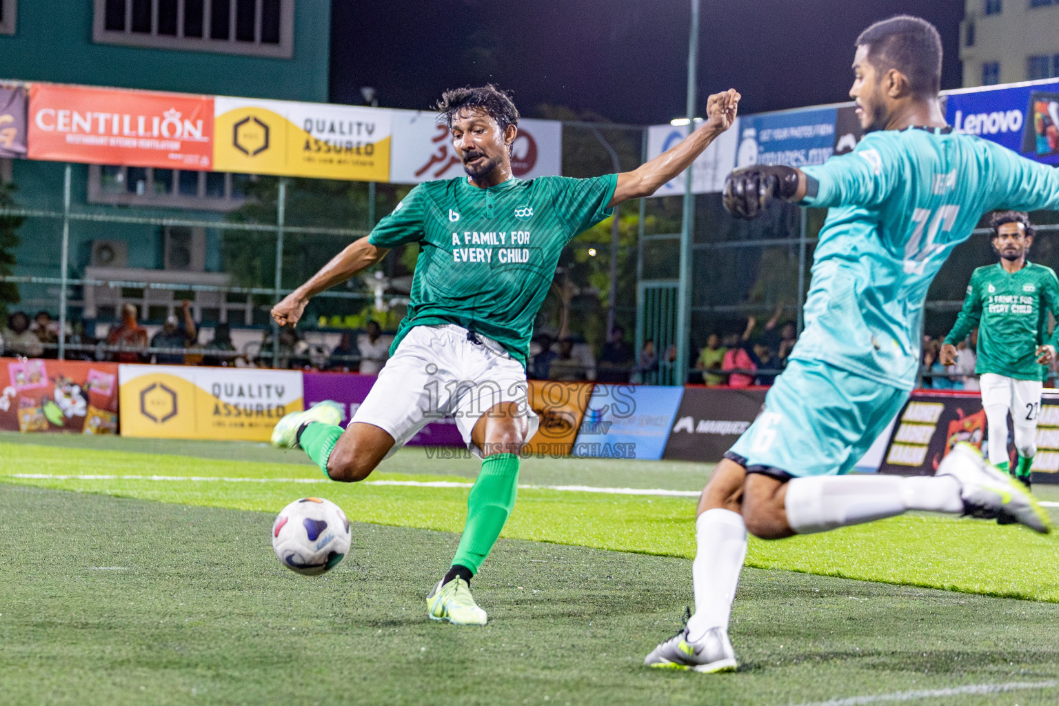 SDFC VS TEAM BADHAHI in Club Maldives Classic 2024 held in Rehendi Futsal Ground, Hulhumale', Maldives on Monday, 9th September 2024. Photos: Nausham Waheed / images.mv