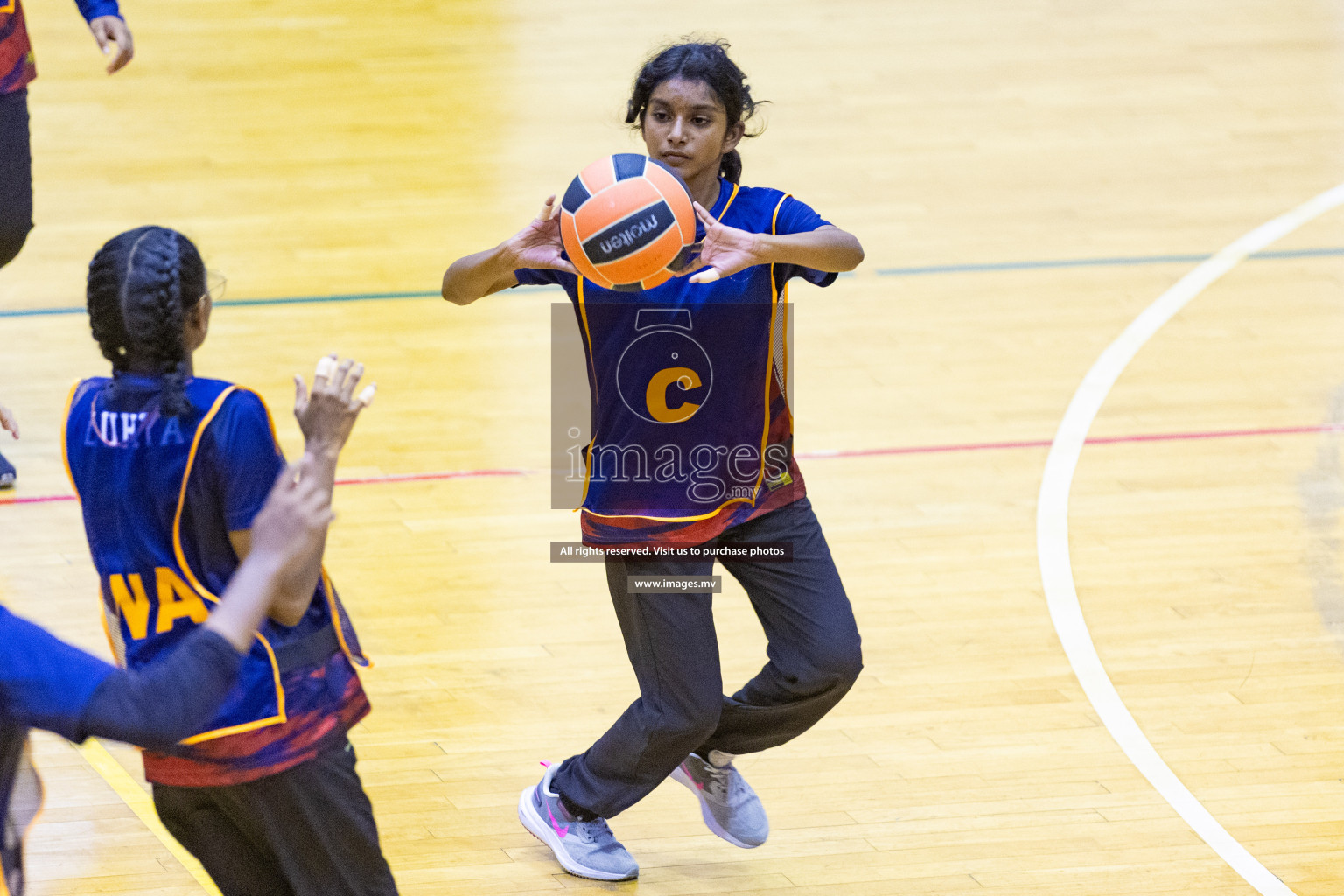 Day2 of 24th Interschool Netball Tournament 2023 was held in Social Center, Male', Maldives on 28th October 2023. Photos: Nausham Waheed / images.mv