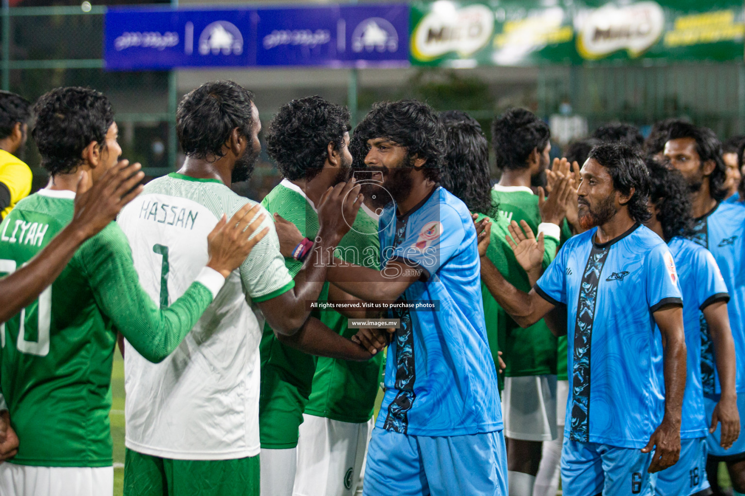 Team FSM vs Club HDC in the Quarter Finals of Club Maldives 2021 held at Hulhumale;, on 12th December 2021 Photos: Nasam / images.mv