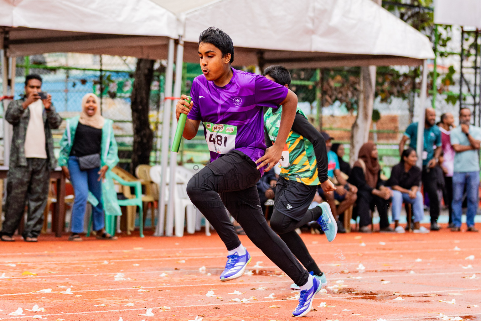 Day 6 of Inter-school Athletics Championship 2025 held in Ekuveni Synthetic Track, Male', Maldives on Sunday, 12th October 2025. Photos by: Areef Adam / Images.mv