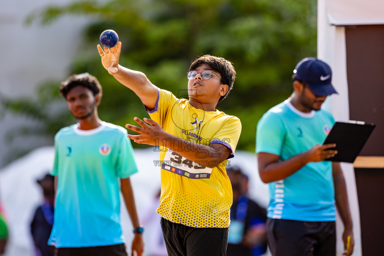 Day 4 of MWSC Interschool Athletics Championships 2024 held in Hulhumale Running Track, Hulhumale, Maldives on Tuesday, 12th November 2024. Photos by: Nausham Waheed / Images.mv