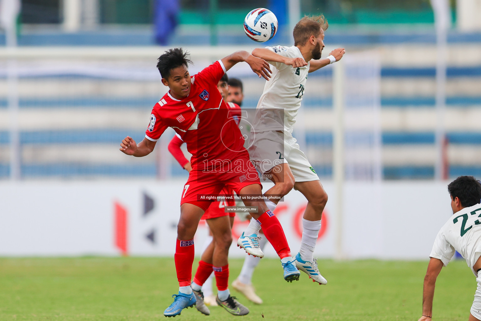 Nepal vs Pakistan in SAFF Championship 2023 held in Sree Kanteerava Stadium, Bengaluru, India, on Tuesday, 27th June 2023. Photos: Nausham Waheed, Hassan Simah / images.mv