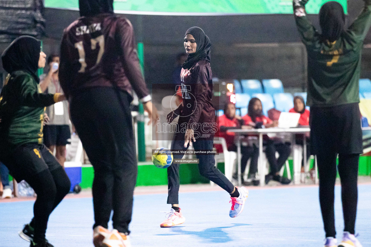 Day 5 of 6th MILO Handball Maldives Championship 2023, held in Handball ground, Male', Maldives on Friday, 24th May 2023 Photos: Shuu Abdul Sattar/ Images.mv