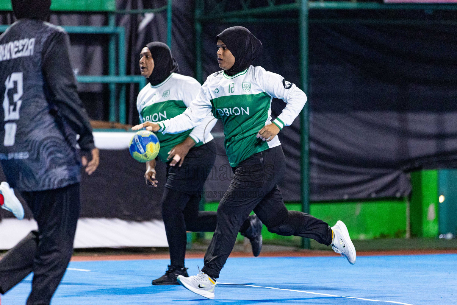 Day 18 of 10th National Handball Tournament 2023, held in Handball ground, Male', Maldives on Sunday, 17th December 2023 Photos: Nausham Waheed/ Images.mv