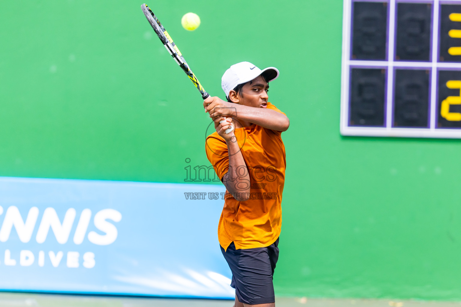 Day 5 of ATF Maldives Junior Open Tennis was held in Male' Tennis Court, Male', Maldives on Monday, 16th December 2024. Photos: Nausham Waheed/ images.mv