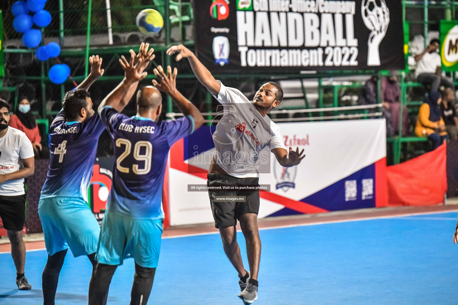 Day 11 of Milo 6th Inter Office Handball Tournament 2022 - Photos by Nausham Waheed