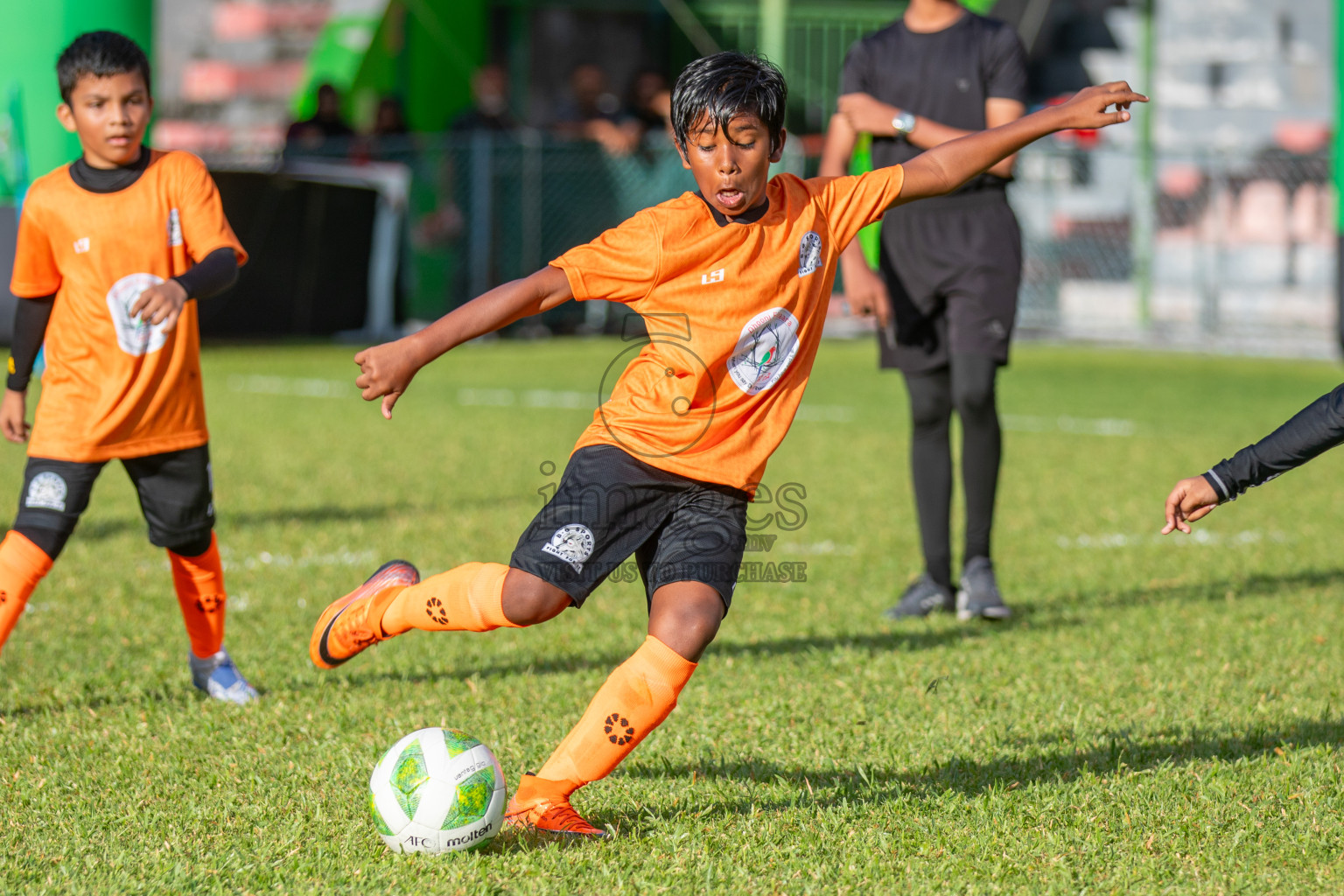 Day 2 of Under 10 MILO Academy Championship 2024 was held at National Stadium in Male', Maldives on Friday, 27th April 2024. Photos: Mohamed Mahfooz Moosa / images.mv