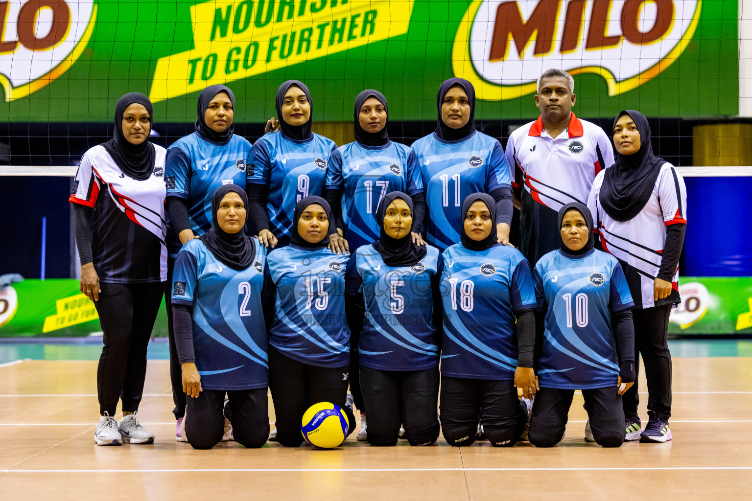 Day 2 of Women's Division of Milo VAM Cup 2024 held in Male', Maldives on Wednesday, 9th July 2024 at Social Center Indoor Hall Photos By: Nausham Waheed / images.mv