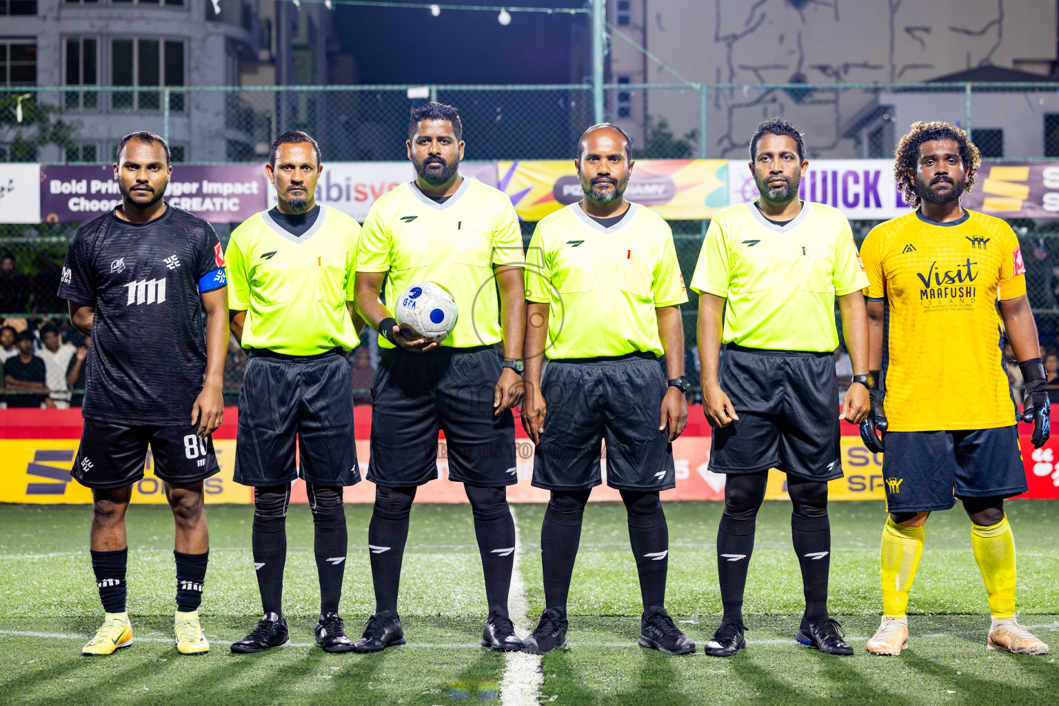 K Maafushi vs K Kaashidhoo in zone round on Day 31 of Golden Futsal Challenge 2025 was held on Tuesday , 4th February 2025, in Hulhumale', Maldives. Photos: Nausham Waheed / images.mv
