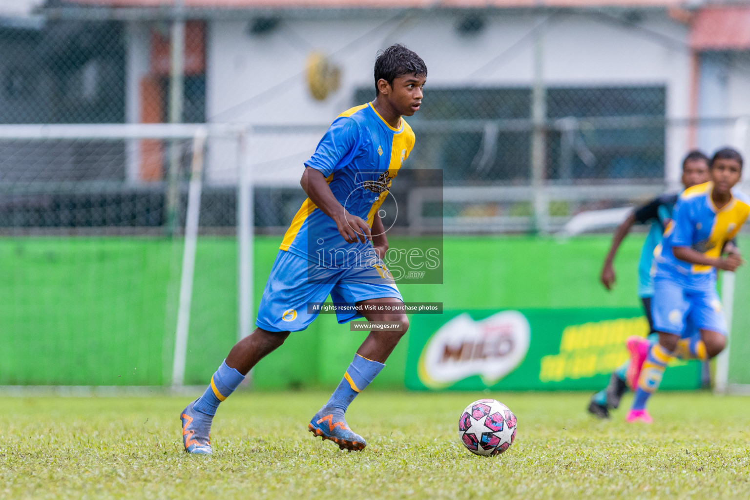 Day 2 of MILO Academy Championship 2023 (u14) was held in Henveyru Stadium Male', Maldives on 4th November 2023. Photos: Nausham Waheed / images.mv