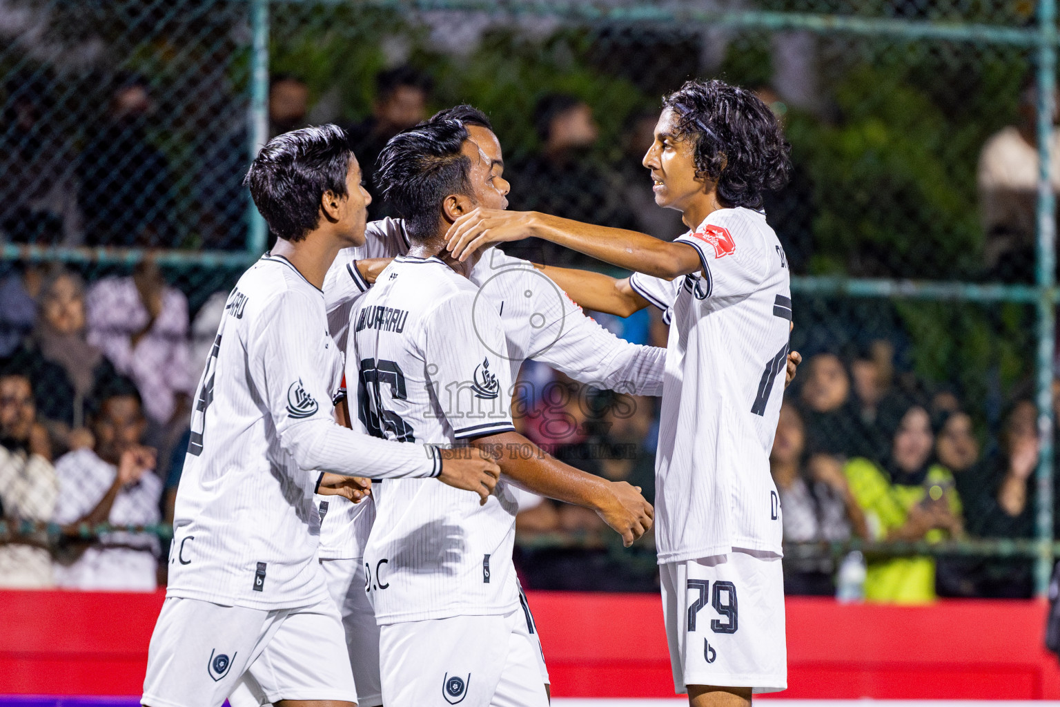 R Dhuvaafaru vs R Meedhoo in Day 14 of Golden Futsal Challenge 2025 was held on Saturday, 18th January 2025, in Hulhumale', Maldives. Photos: Nausham Waheed / images.mv