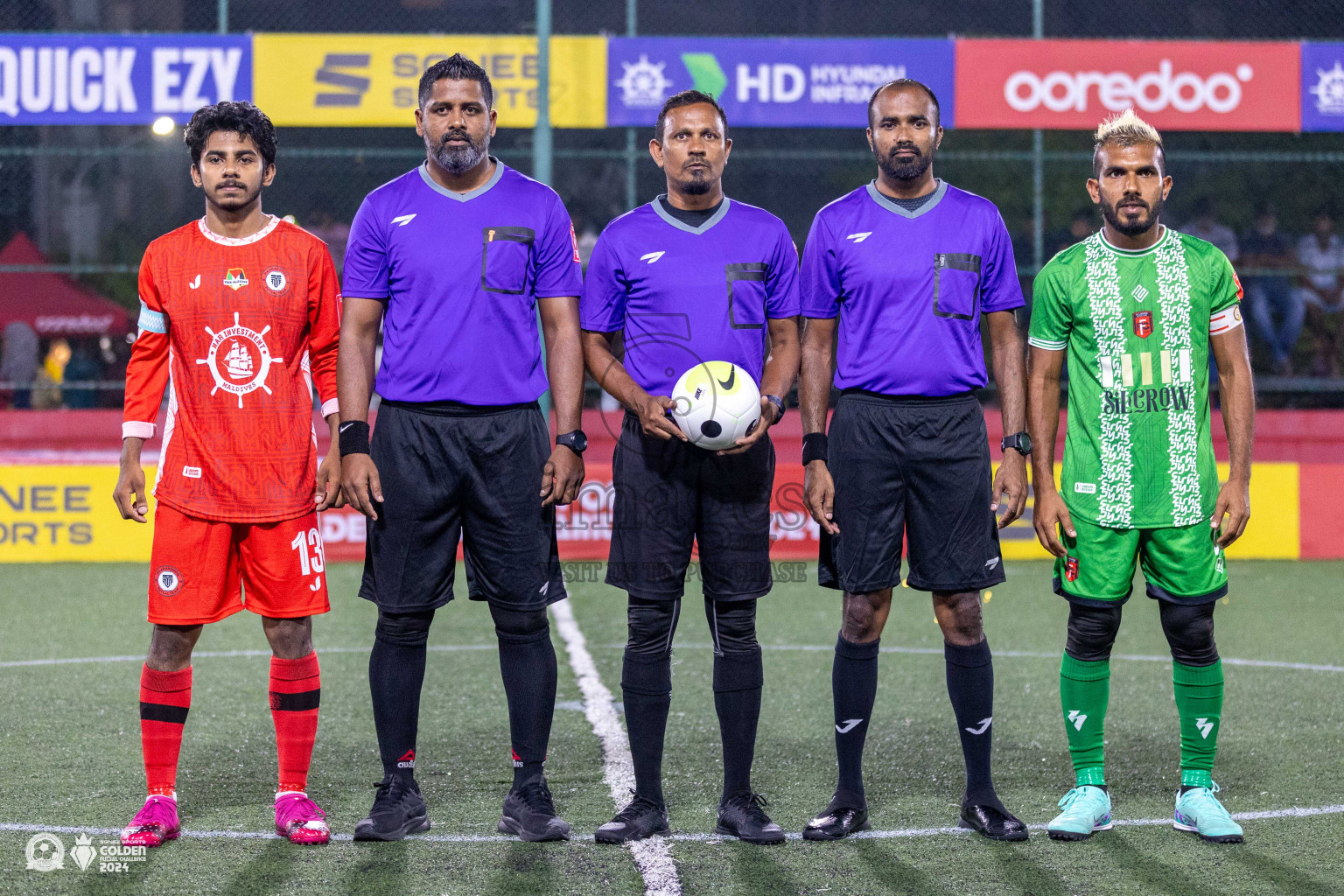 HA Maarandhoo vs HA Filladhoo in Day 1 of Golden Futsal Challenge 2024 was held on Monday, 15th January 2024, in Hulhumale', Maldives Photos: Ismail Thoriq / images.mv