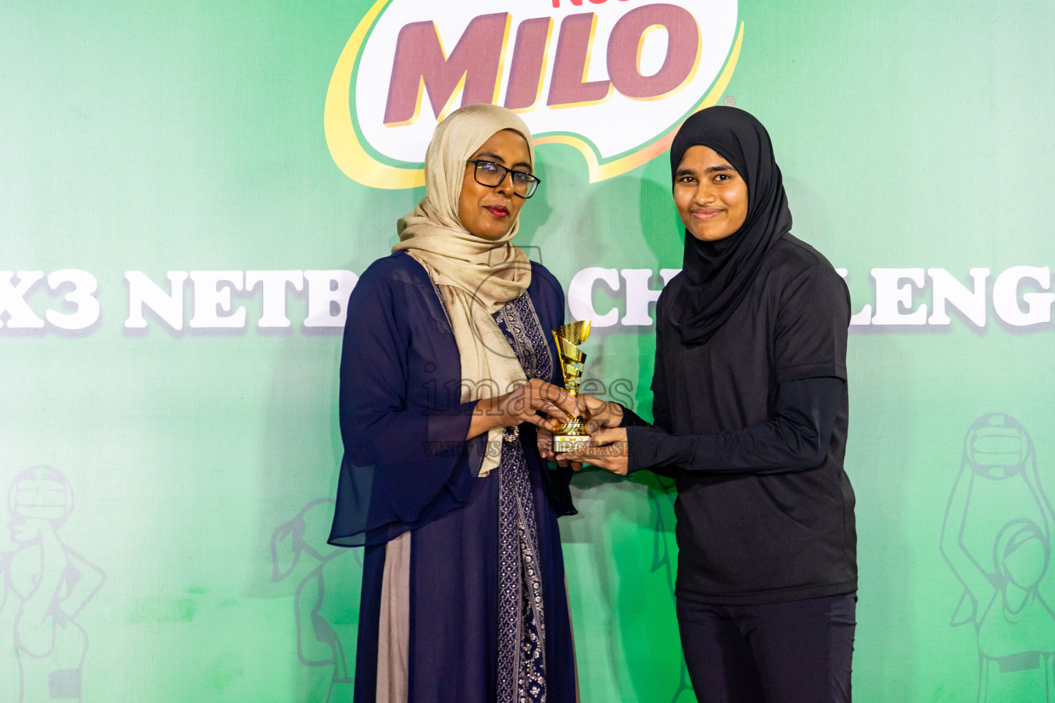 Final of MILO 3x3 Netball Challenge 2024 was held in Ekuveni Netball Court at Male', Maldives on Thursday, 20th March 2024. Photos: Nausham Waheed / images.mv