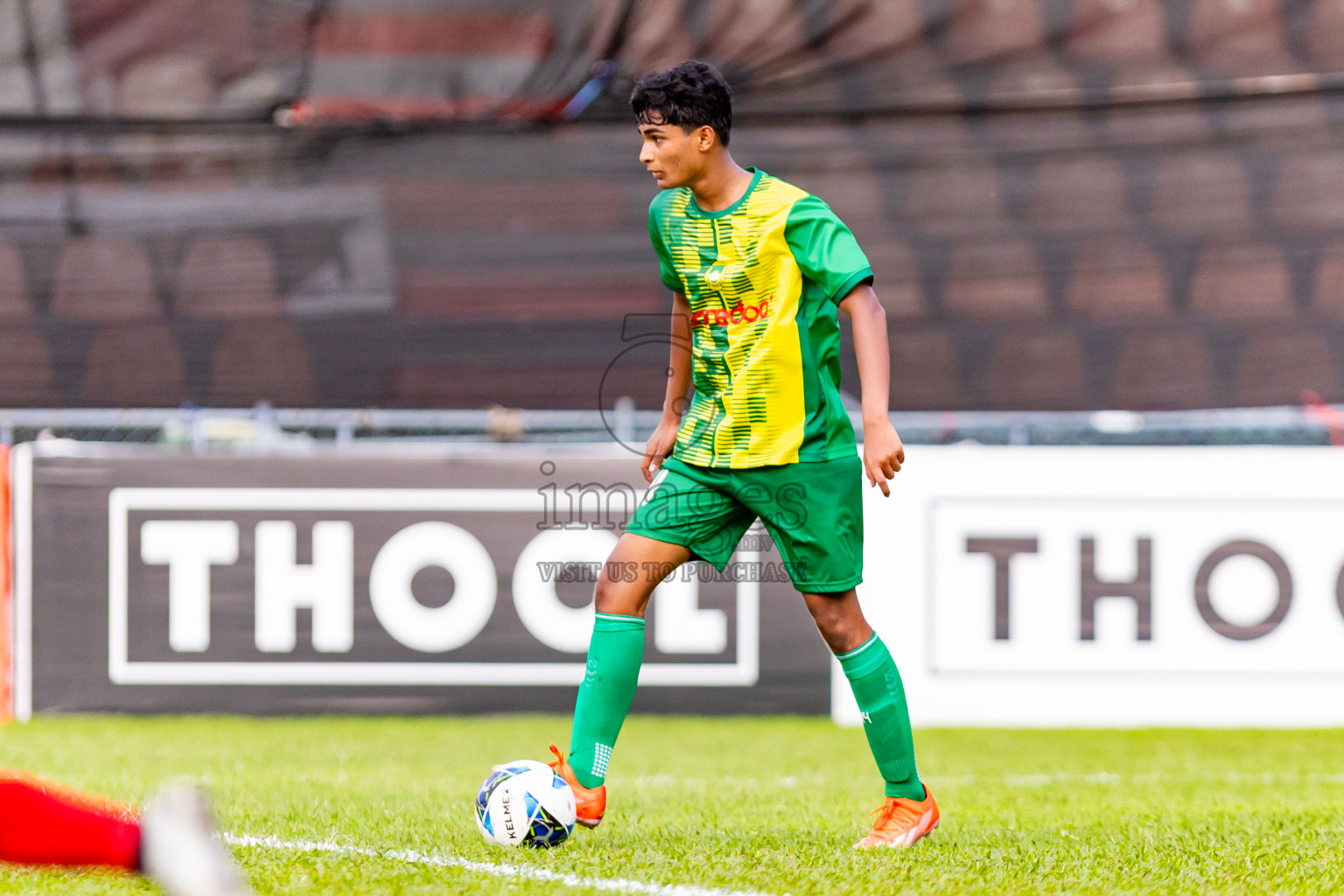 Maziya SRC vs Club Green Streets in Day 2 of Under 19 Youth Championship 2024 was held at National Stadium in Male', Maldives on Monday, 10th June 2024. Photos: Nausham Waheed / images.mv b