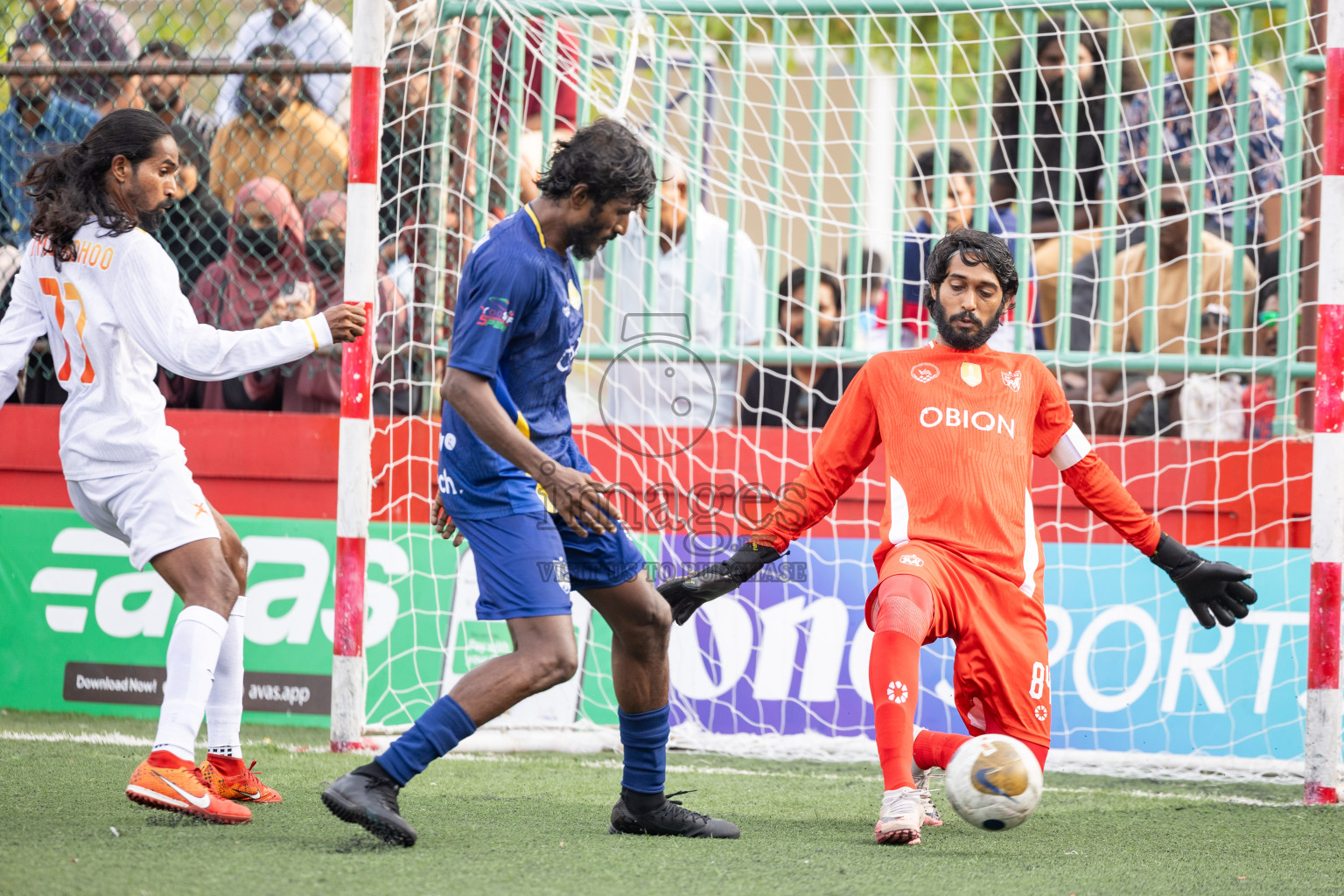 B Eydhafushi vs B Thulhaadhoo in Day 13 of Golden Futsal Challenge 2025 was held on Friday, 17th January 2025, in Hulhumale', Maldives 
Photos: Hassan Simah / images.mv