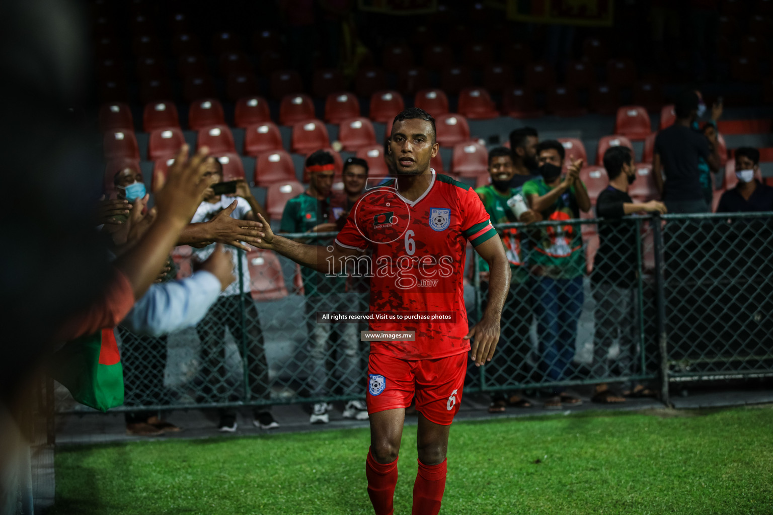 Bangladesh vs Sri Lanka in SAFF Championship 2021 held on 1st October 2021 in Galolhu National Stadium, Male', Maldives