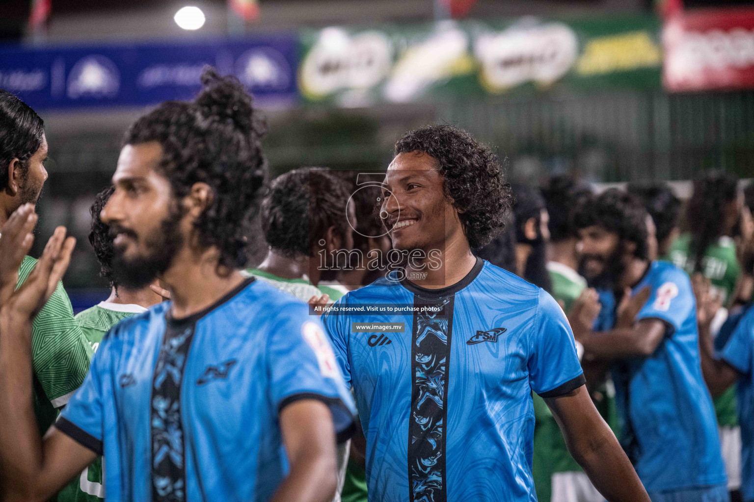 Team FSM vs Club HDC in the Quarter Finals of Club Maldives 2021 held at Hulhumale;, on 12th December 2021 Photos: Nausham Waheed