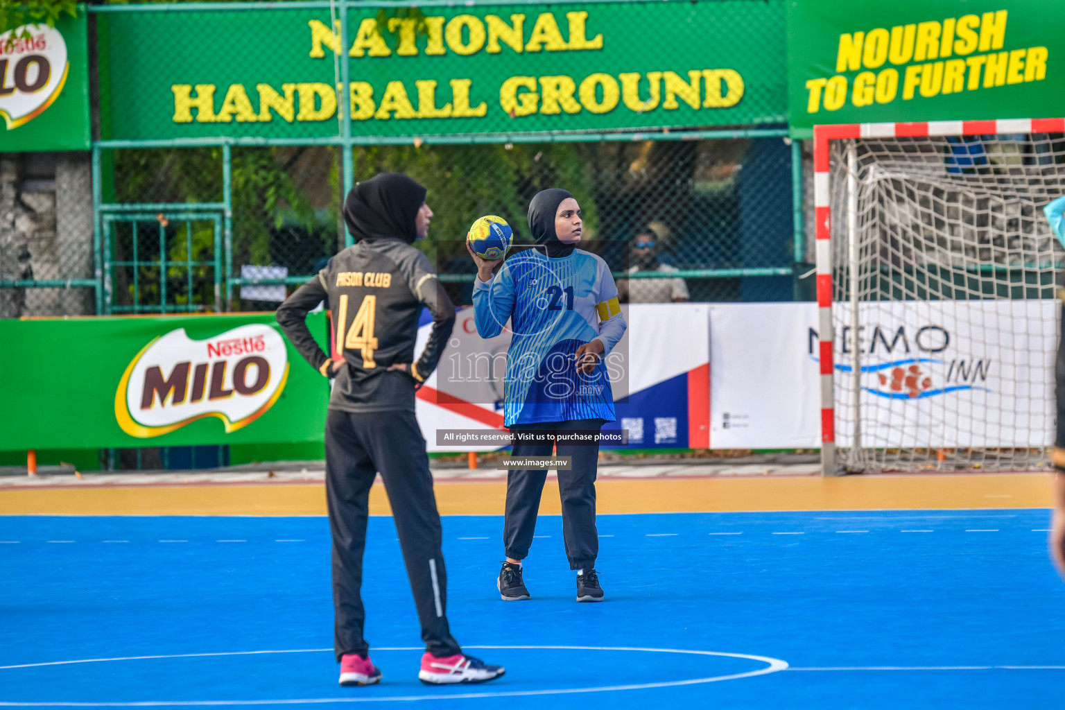 Day 9 of Milo 6th Inter Office Handball Tournament 2022 - Photos by Nausham Waheed