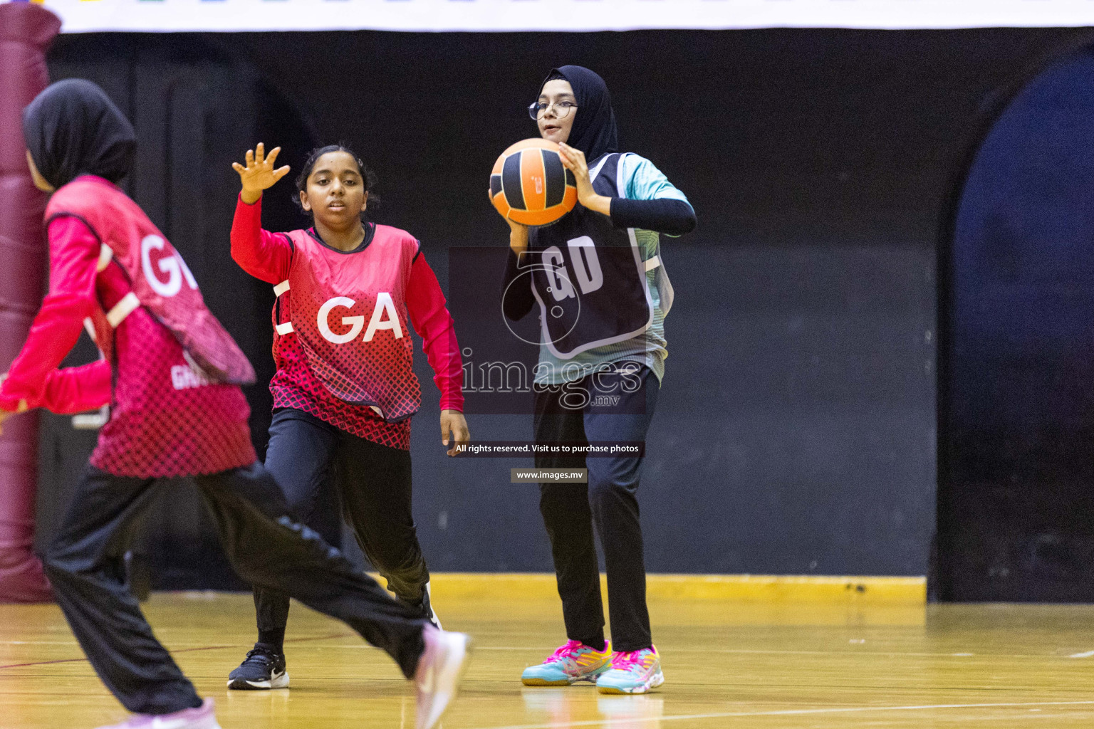 Day2 of 24th Interschool Netball Tournament 2023 was held in Social Center, Male', Maldives on 28th October 2023. Photos: Nausham Waheed / images.mv