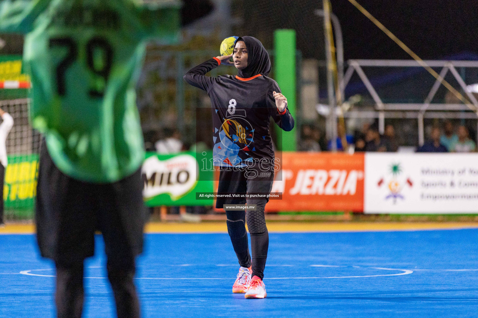 Day 4 of 7th Inter-Office/Company Handball Tournament 2023, held in Handball ground, Male', Maldives on Monday, 18th September 2023 Photos: Nausham Waheed/ Images.mv