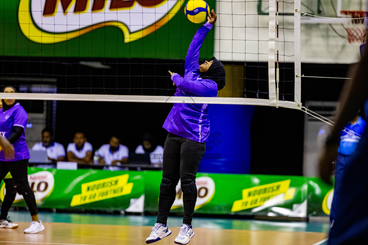 Final of Women's Division of Milo VAM Cup 2024 held in Male', Maldives on Saturday, 13th July 2024 at Social Center Indoor Hall Photos By: Nausham Waheed / images.mv