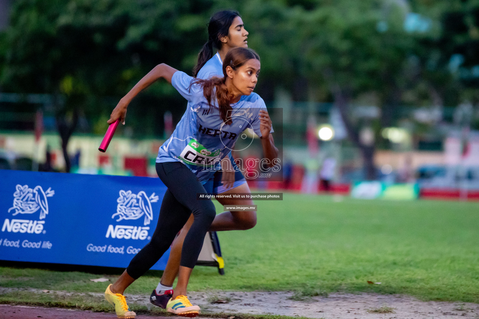 Day 2 of National Athletics Championship 2023 was held in Ekuveni Track at Male', Maldives on Friday, 24th November 2023. Photos: Hassan Simah / images.mv