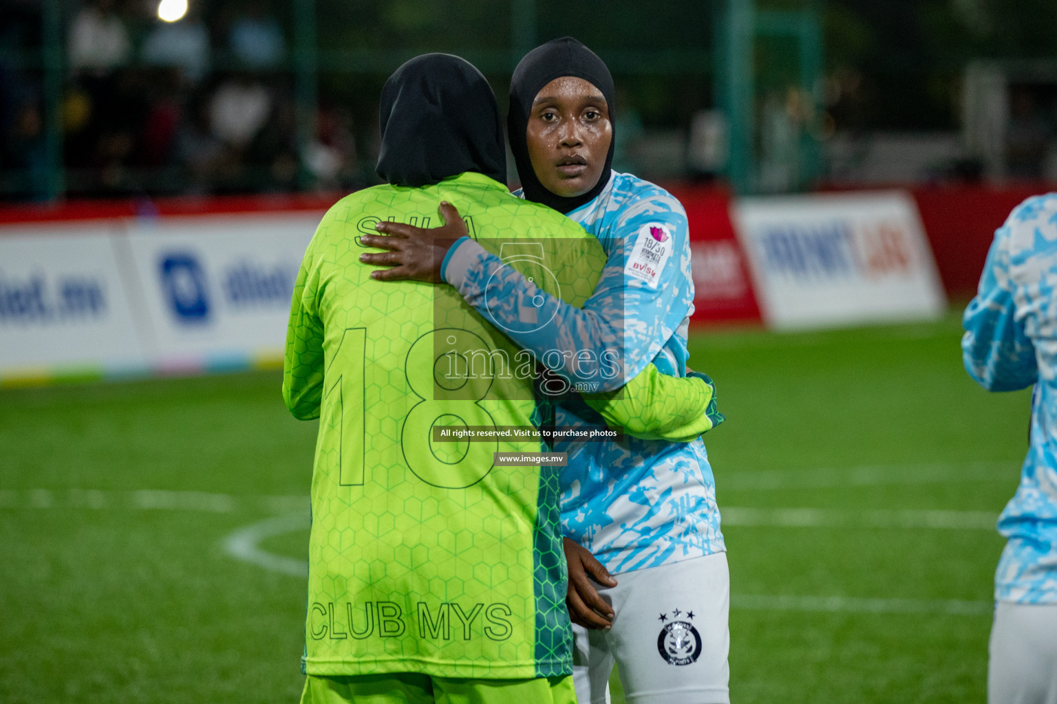 MPL vs Club MYS in Eighteen Thirty Women's Futsal Fiesta 2022 was held in Hulhumale', Maldives on Monday, 21st October 2022. Photos: Hassan Simah / images.mv