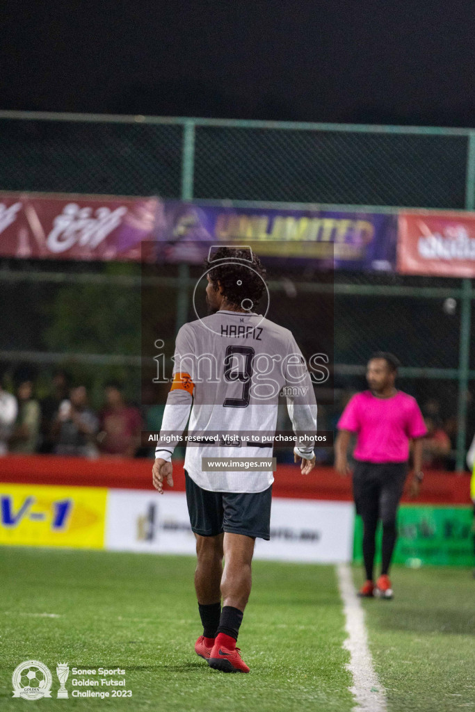 R. Inguraidhoo vs R. Innamadhoo in Day 4 of Golden Futsal Challenge 2023 on 08 February 2023 in Hulhumale, Male, Maldives