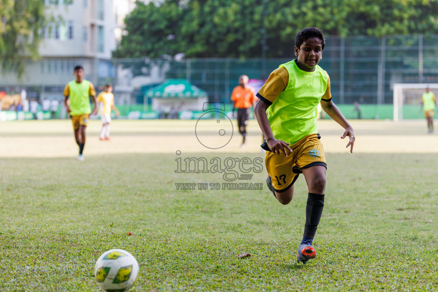 Day 4 of MILO Academy Championship 2025 (U14) was held on Sunday, 2nd November 2025 at Henveiru Football Grounds, Male', Maldives . 
Photos: Hassan Simah / images.mv