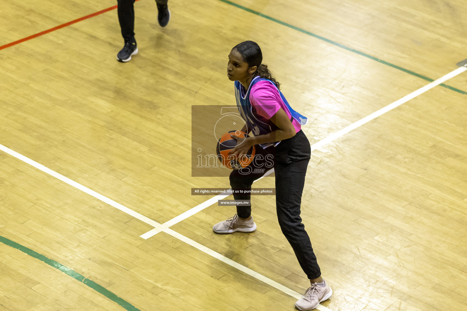 Sports Club Shining Star vs Club Green Streets in the Milo National Netball Tournament 2022 on 17 July 2022, held in Social Center, Male', Maldives. Photographer: Hassan Simah / Images.mv