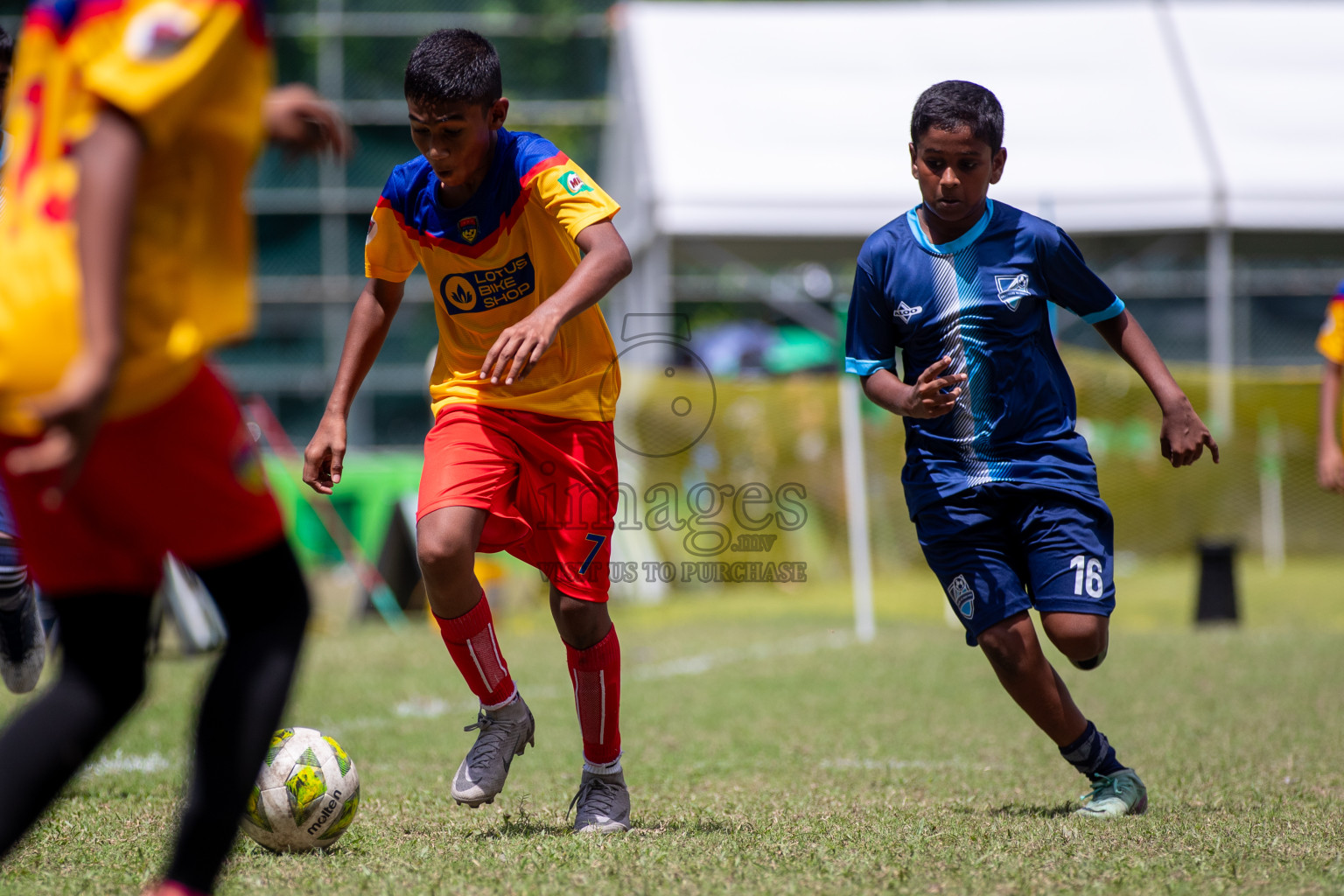 Day 3 of MILO Academy Championship 2024 - U12 was held at Henveiru Grounds in Male', Maldives on Saturday, 6th July 2024. Photos: Mohamed Mahfooz Moosa / images.mv