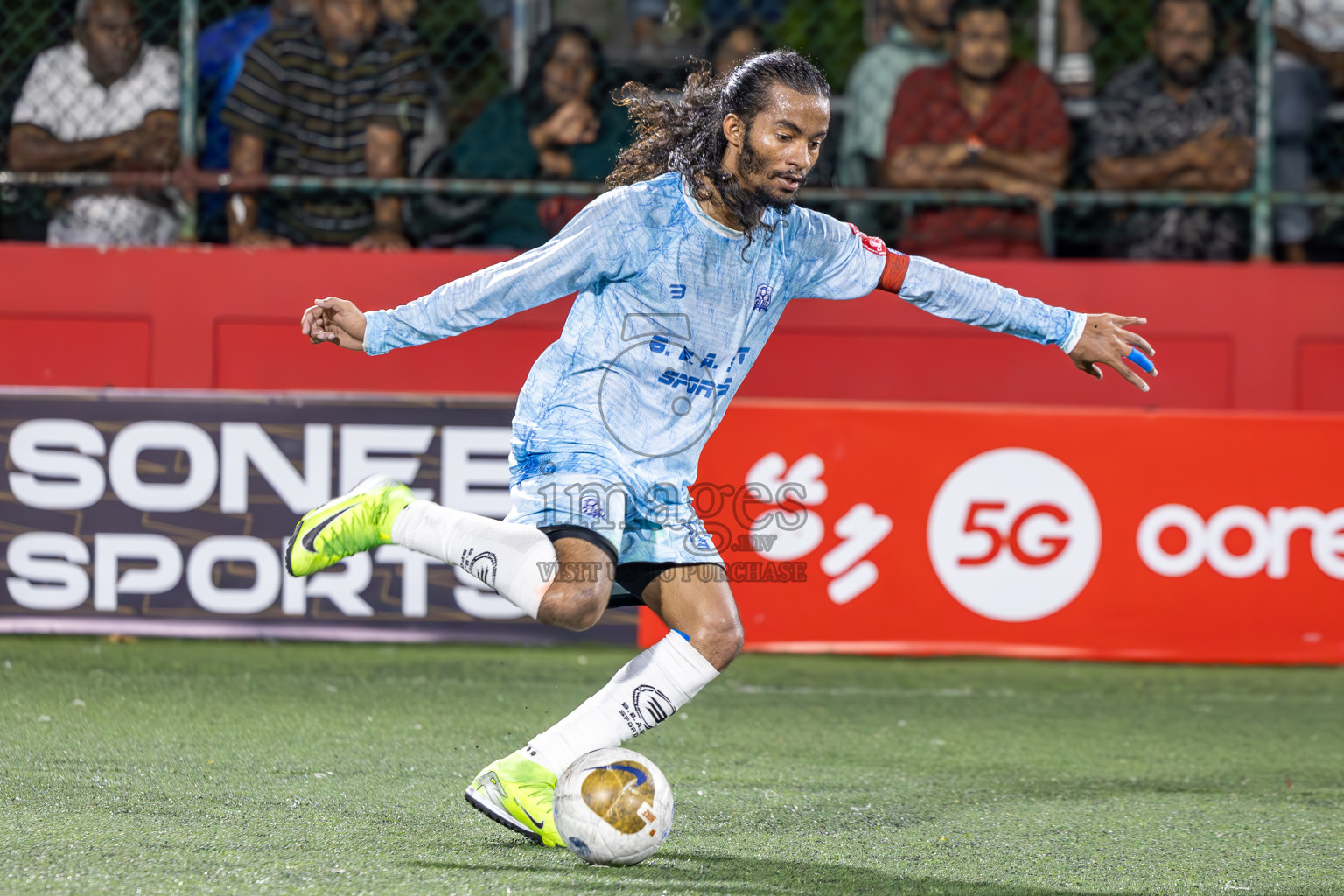 ADh Hangnaameedhoo vs ADh Kunburudhoo in Day 15 of Golden Futsal Challenge 2025 was held on Sunday, 19th January 2025, in Hulhumale', Maldives. Photos: Ismail Thoriq / images.mv