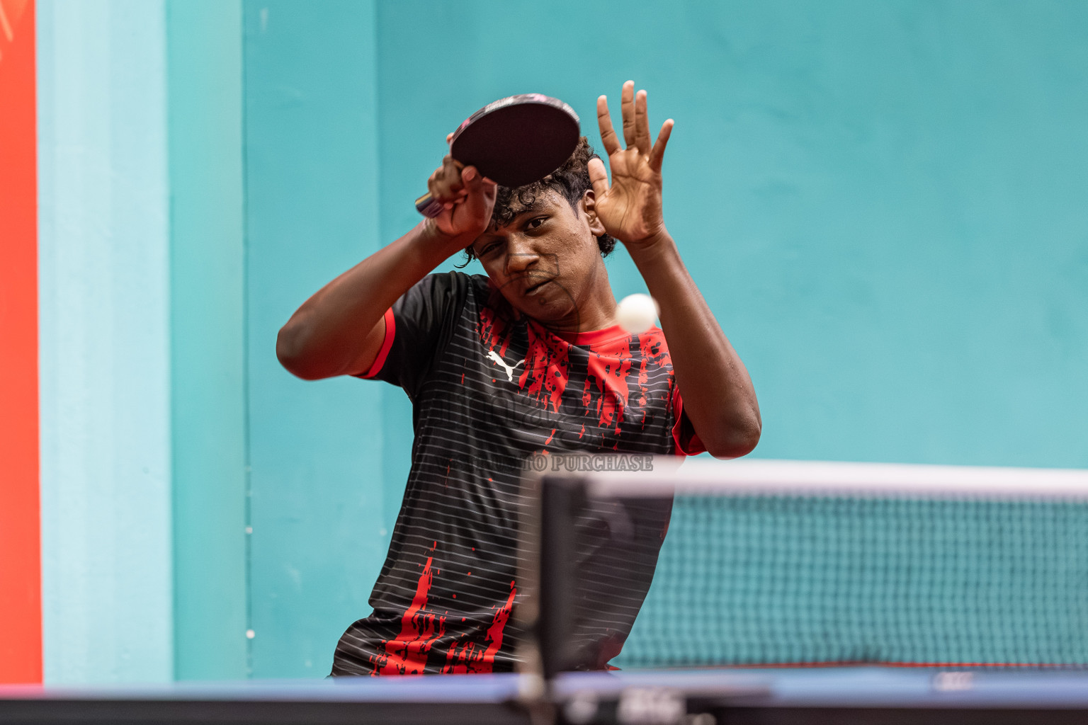 Day 4 of BML 63rd National Table Tennis Tournament 2025 was held on Thursday, 28th August 2025 in Male' TT Hall, Male', Maldives. Photos:  Areef / images.mv
