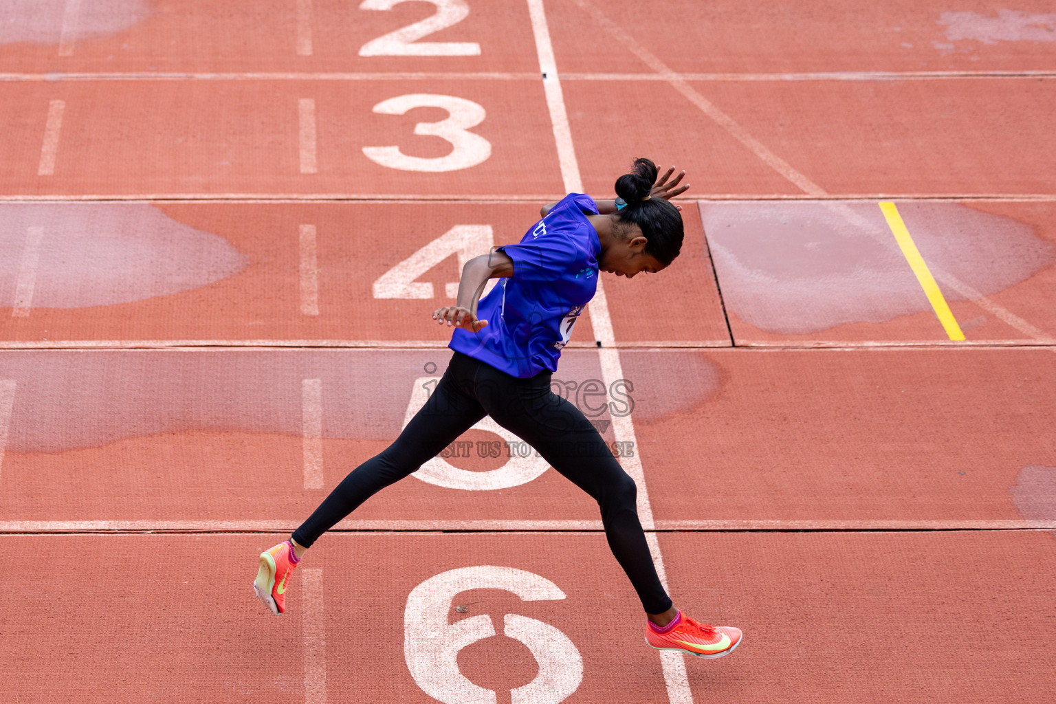 Day 1 of MWSC Interschool Athletics Championships 2024 held in Hulhumale Running Track, Hulhumale, Maldives on Saturday, 9th November 2024. 
Photos by: Ismail Thoriq, Hassan Simah / Images.mv