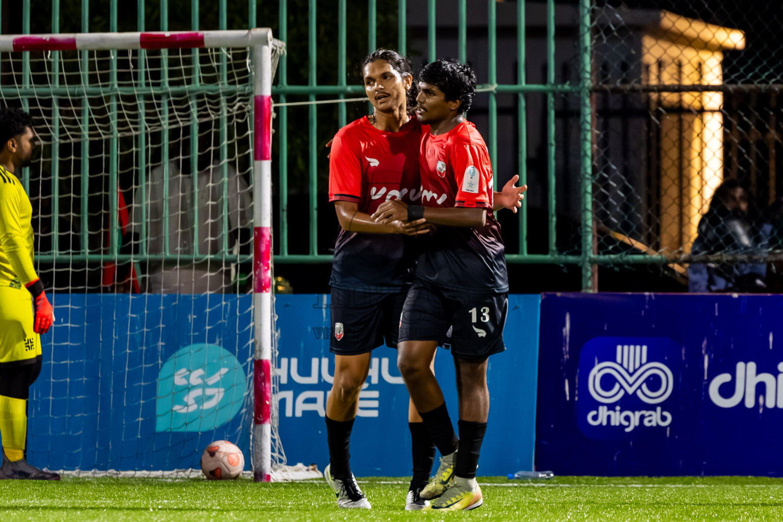 Club Binara vs FRC in Quater Finals of Club Maldives Cup Classic 2025 was held in Rehendi Futsal Ground, Hulhumale', Maldives on Saturday, 27th September 2025. Photos: Nausham Waheed / images.mv