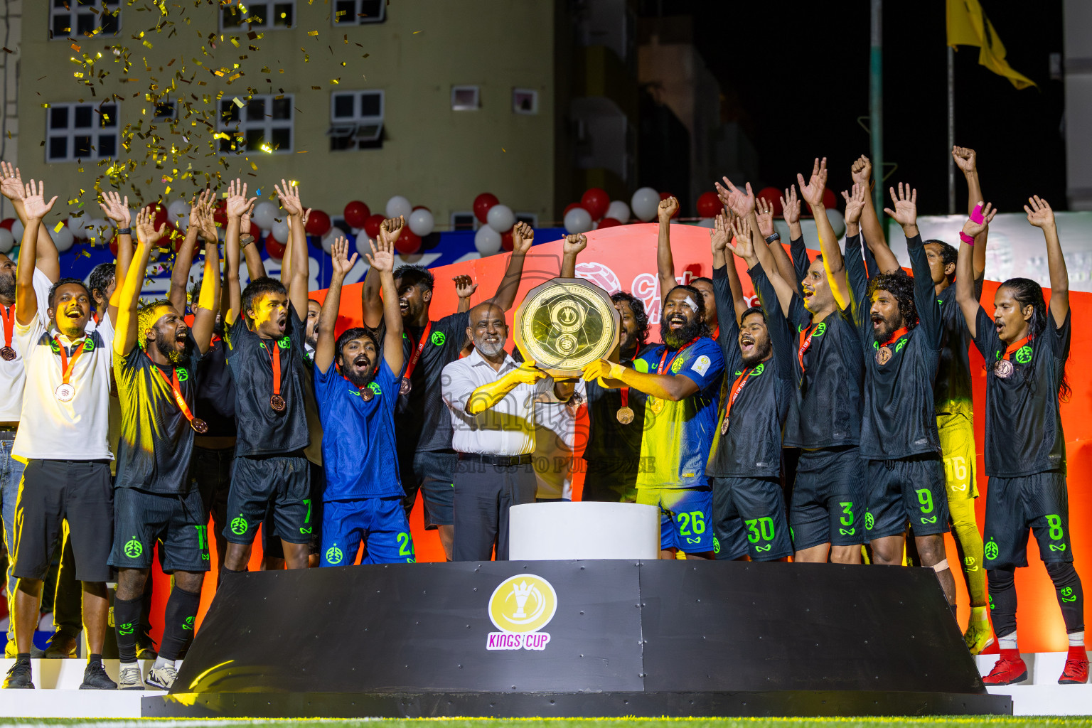 Road Recreation Club vs Club Combination SC Eydhafushi in Kings Cup Final of Club Maldives 2025 was held in Rehendhi Futsal Ground, Hulhumale', Maldives on Tuesday, 9th September 2025. Photos: Ismail Thoriq / images.mv