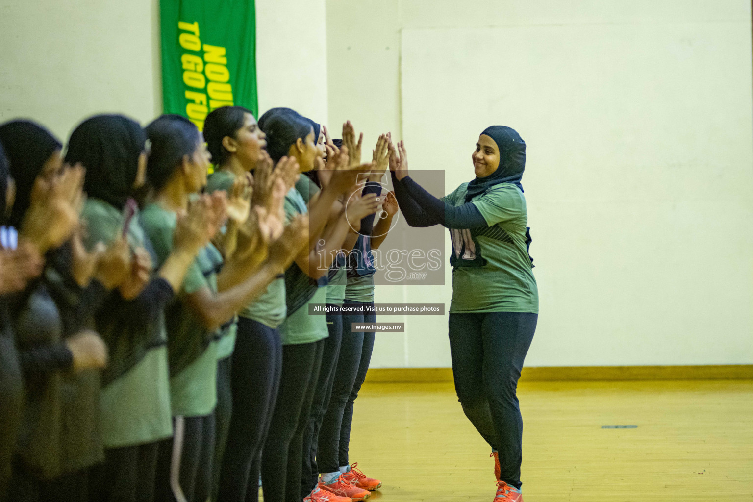 Kulhudhuffushi Youth & R.C vs Club Green Streets in the Finals of Milo National Netball Tournament 2021 (Women's) held on 5th December 2021 in Male', Maldives Photos: Ismail Thoriq / images.mv